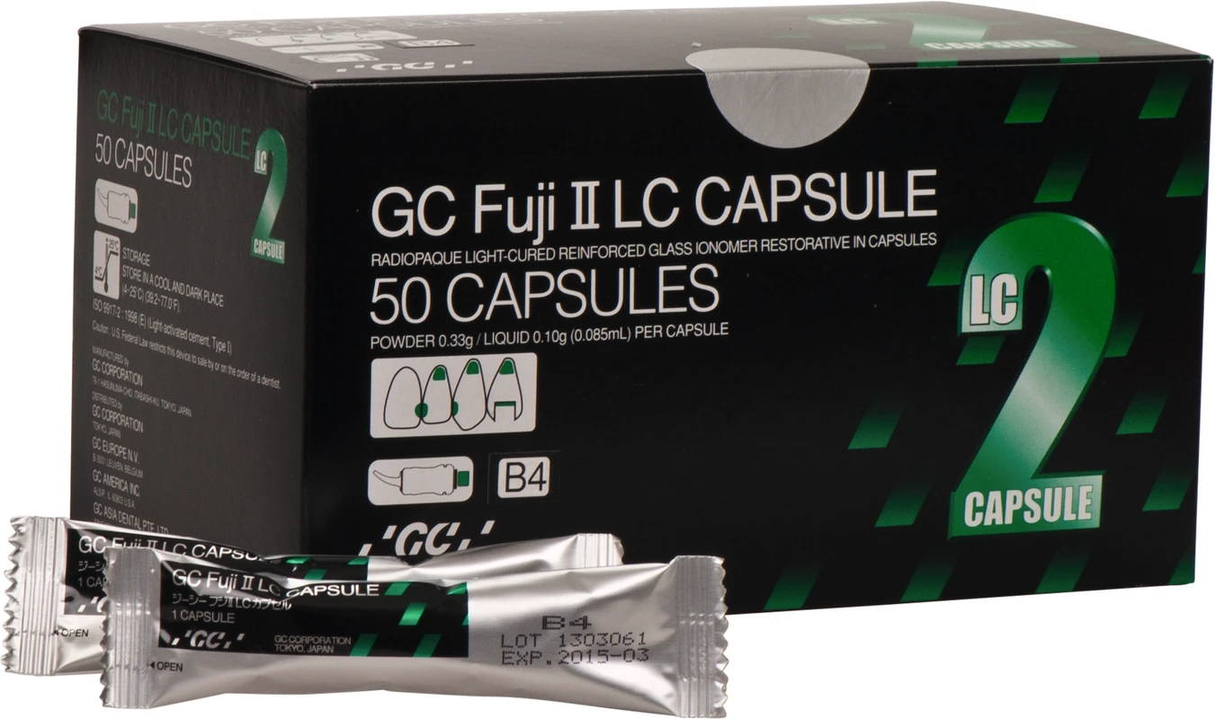 GC Fuji® II LC Capsule Improved Packung 50 Kapseln B4 GC Fuji® II LC Capsule Improved Packung 50 Kapseln B4