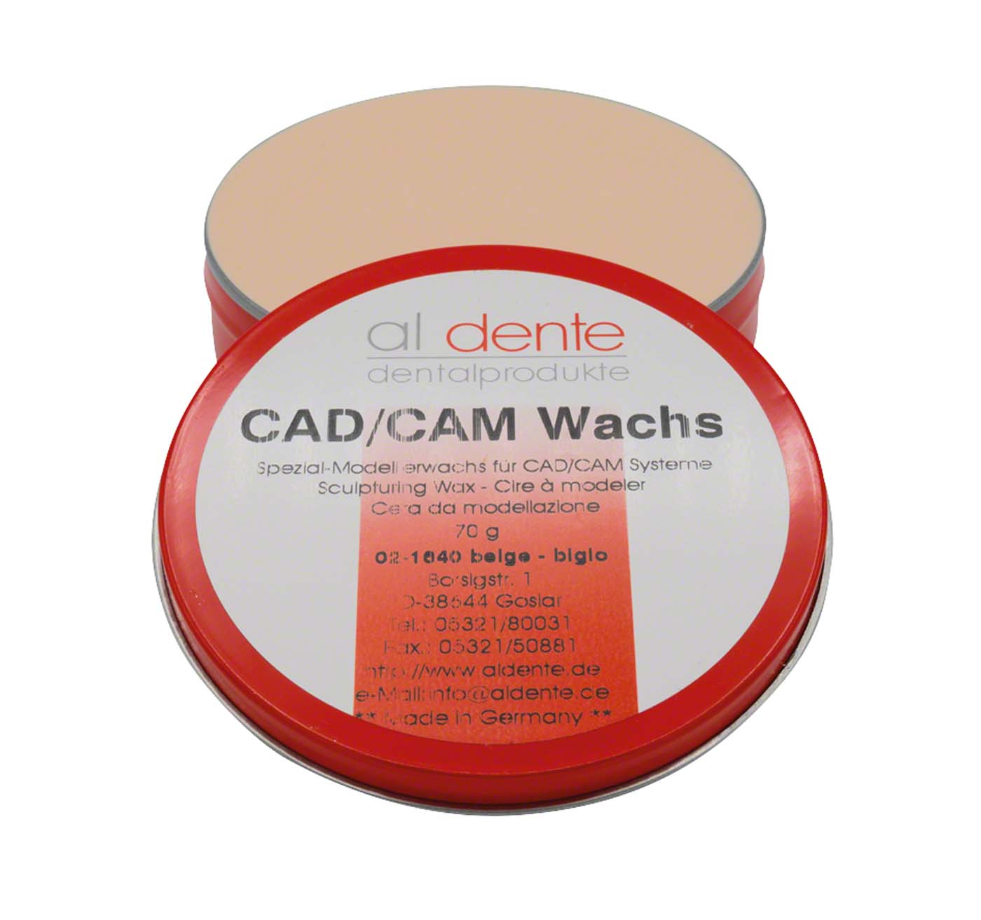 CAD/CAM Modellierwachs al dente Dentalprodukte