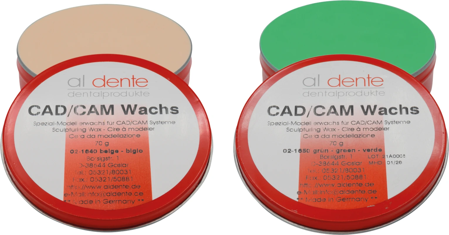 CAD/CAM Modellierwachs al dente Dentalprodukte
