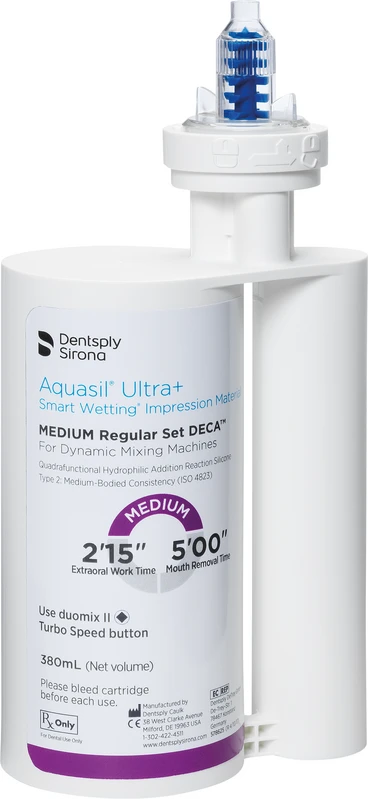 Aquasil® Ultra+ Packung 2 x 380 ml Doppelkartusche DECA Medium Regular Set, 20 Mischkanülen