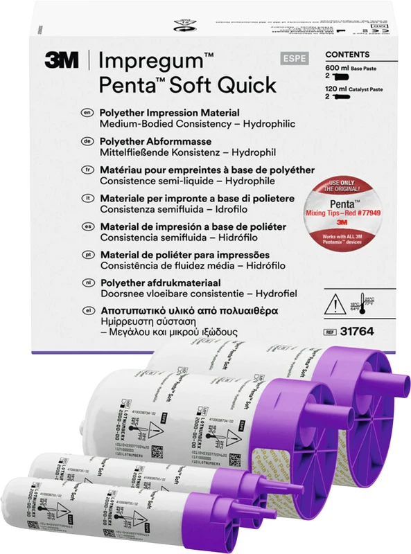 Impregum™ Penta™ Soft Refill Packung 2 x 300 ml Basispaste, 2 x 60 ml Katalysator, Penta Soft Quick