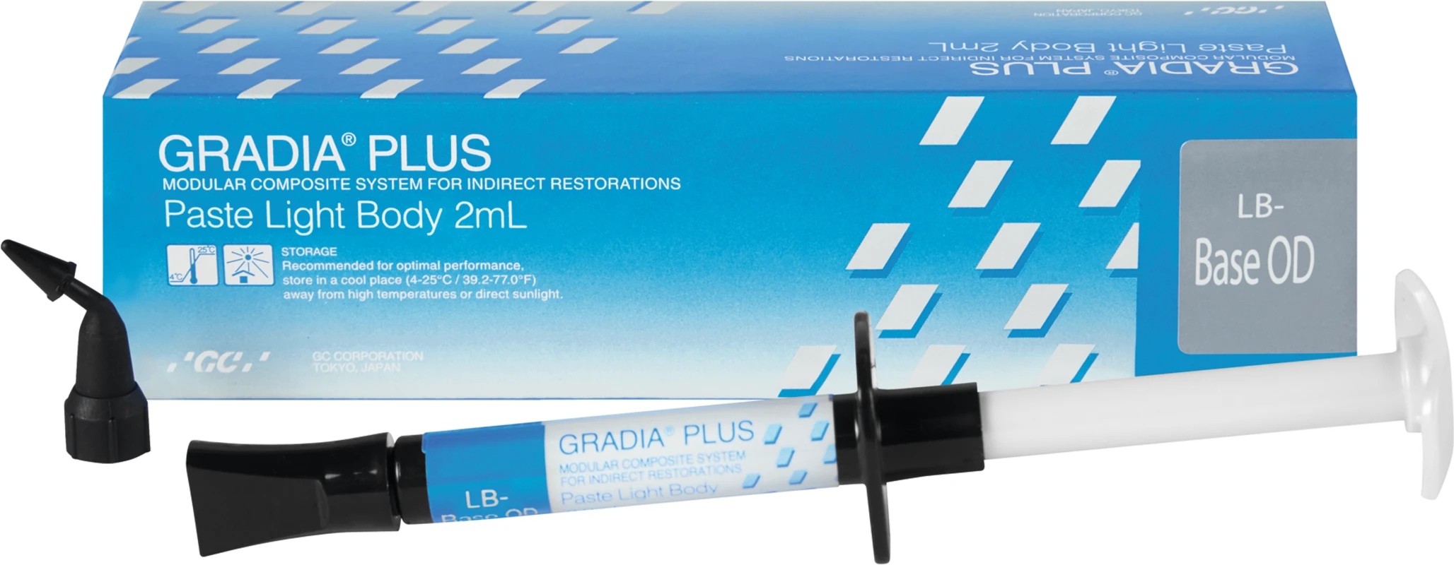 GC GRADIA® PLUS Spritze 2 ml Paste LB-Base OD