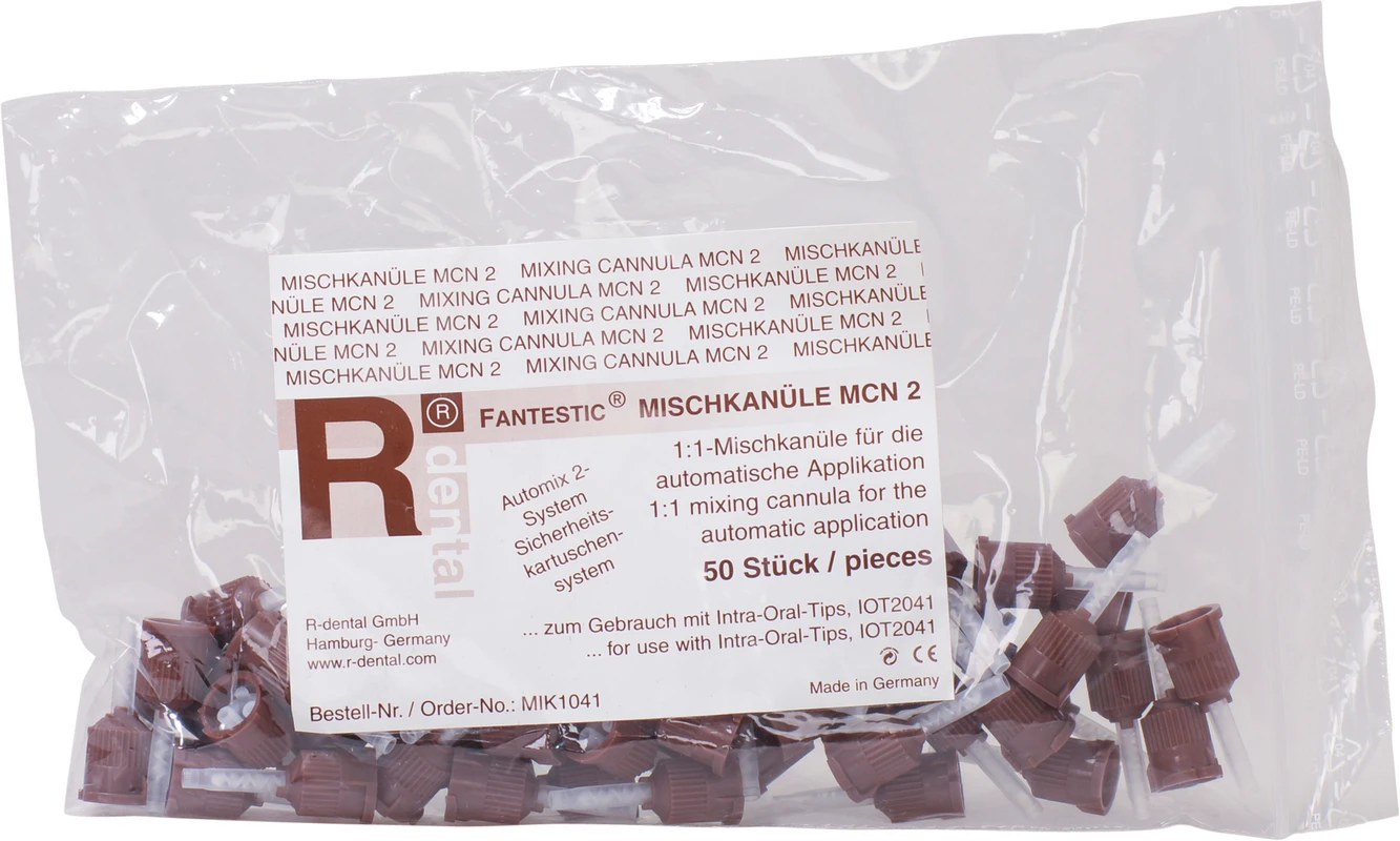 FANTESTIC® MISCHKANÜLE MCN 2 Beutel 50 Stück braun, 1:1