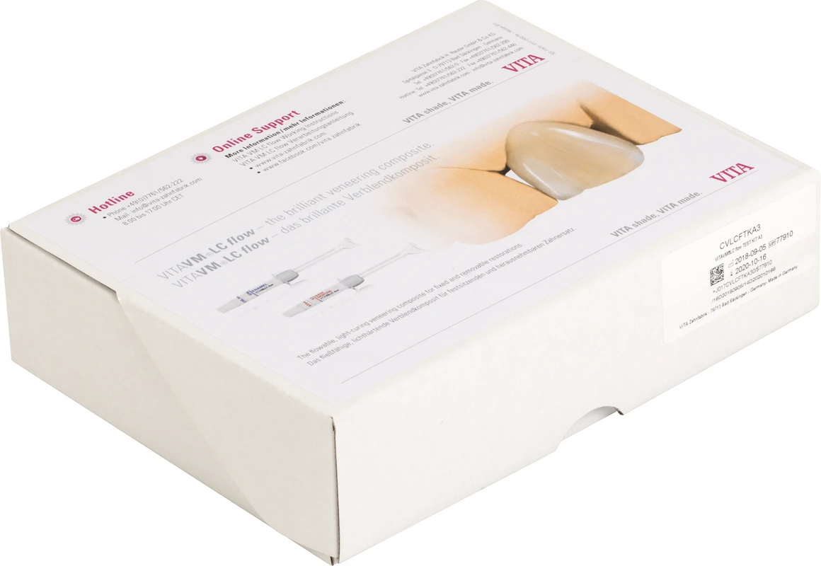 VITA VM® LC classical A1-D4® flow Test Kit A3 Einfarben-Sortiment für die ersten Tests (DENTINE, ENAMEL & Zusatzmassen flow)
