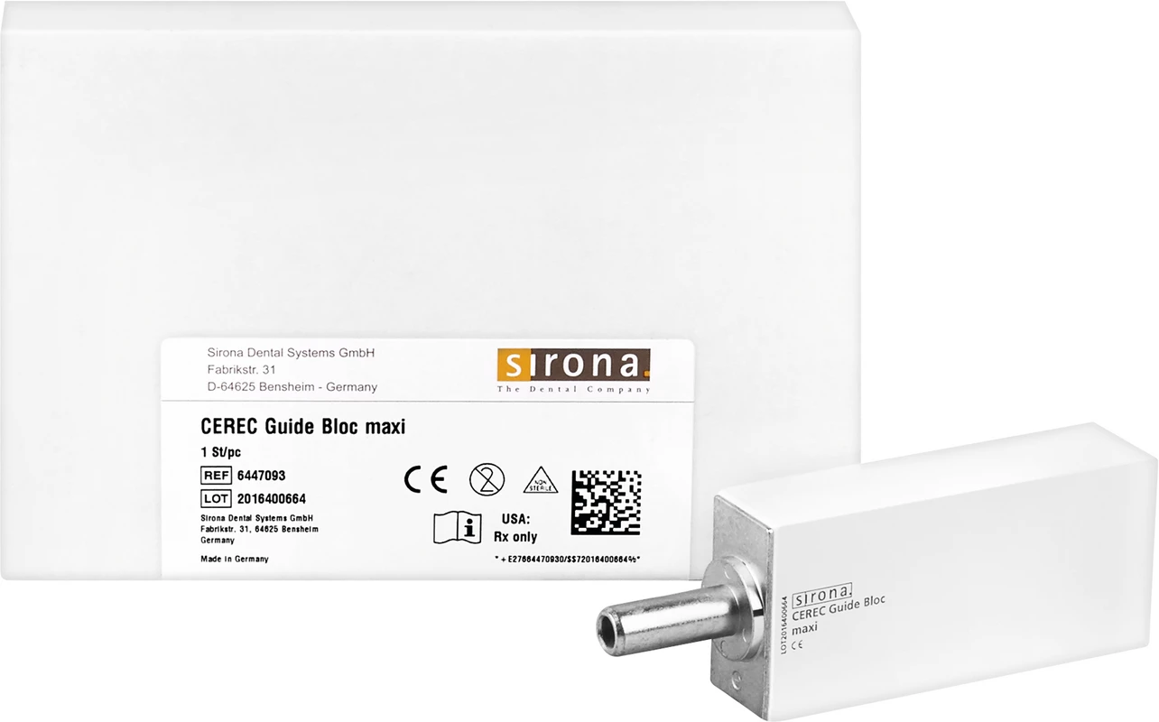 CEREC® Guide Blocs Stück Block maxi (L x B x H) 85 mm x 40 mm x 22 mm