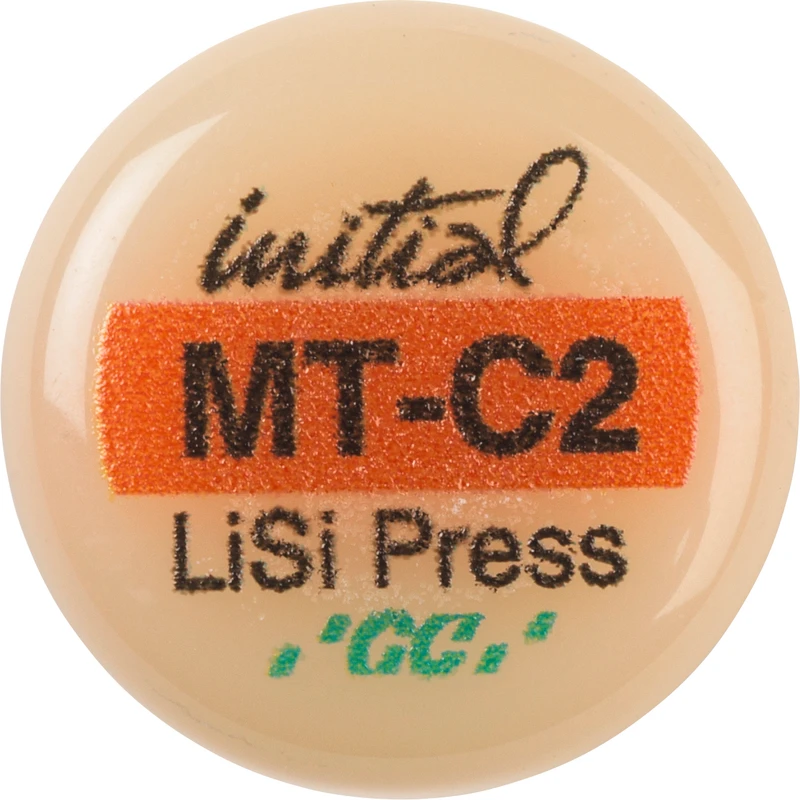 GC Initial™ LiSi Press Packung 5 x 3 g Rohling C2 MT