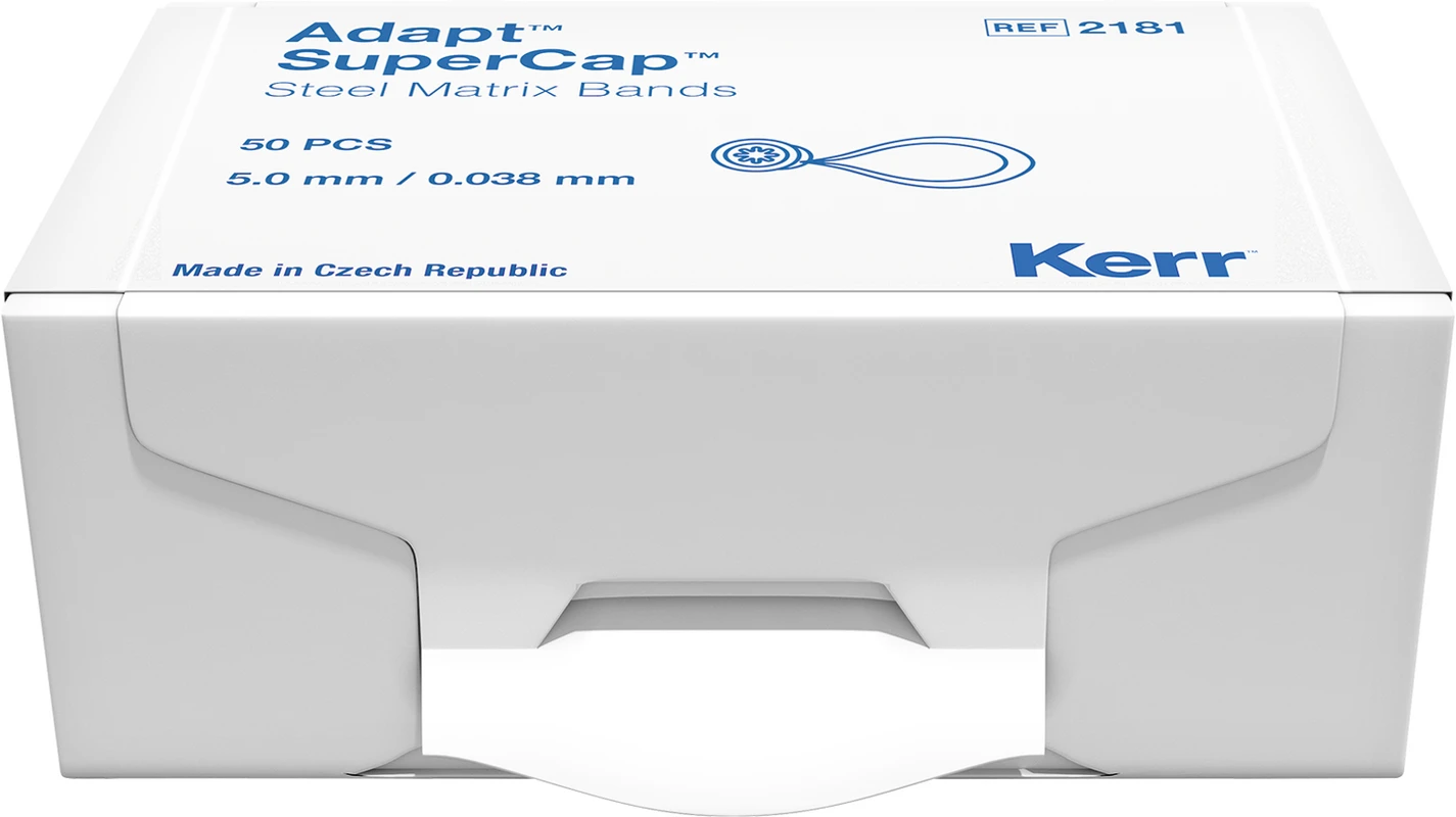 SuperMat® Packung 50 Adapter Stahl Höhe 5 mm, Stärke 0,038 mm