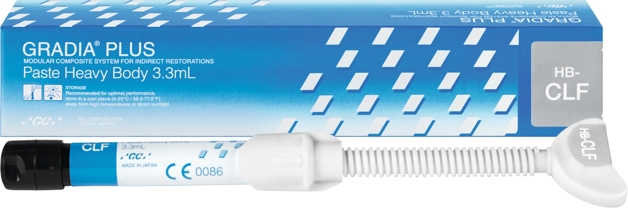 GC GRADIA® PLUS Spritze 3,3 ml Paste HB-CLF
