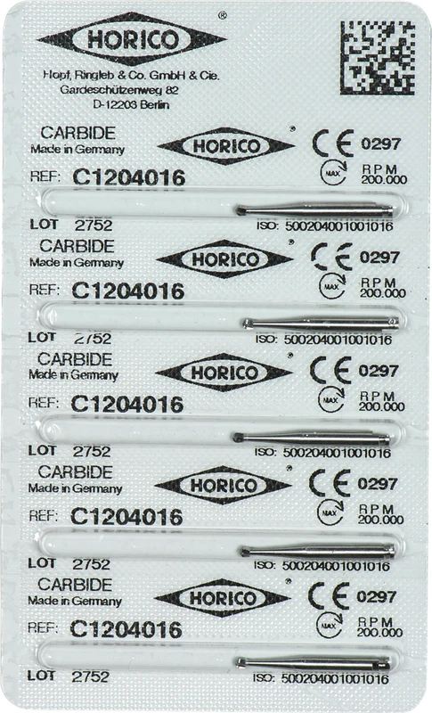 HM-Bohrer C1 Packung 5 Stück RA, Figur 001, ISO 016