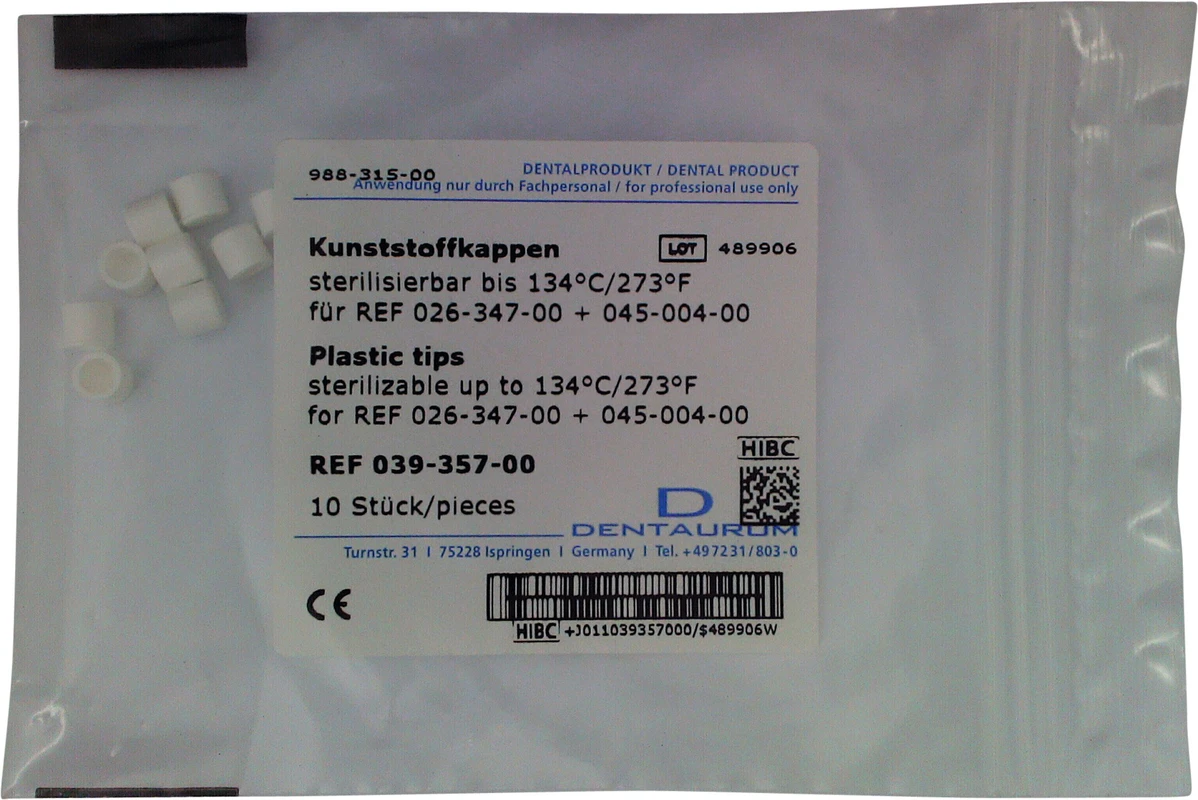Plastikkappen Packung 10 Stück