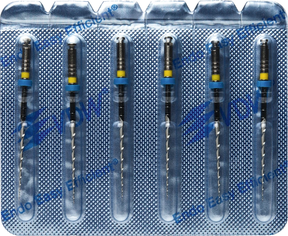 Mtwo® Blisterpackung 6 Instrumente ABT 21 mm, 31 mm, Taper.06, ISO 020 Mtwo® Instrumente VDW