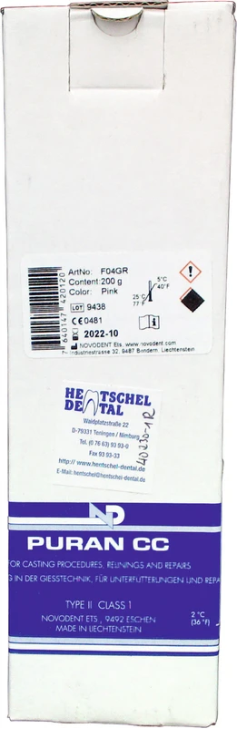 Puran CC Packung 200 g Flasche Pulver rosa