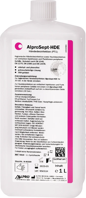 AlproSept-HDE Flasche 1 Liter