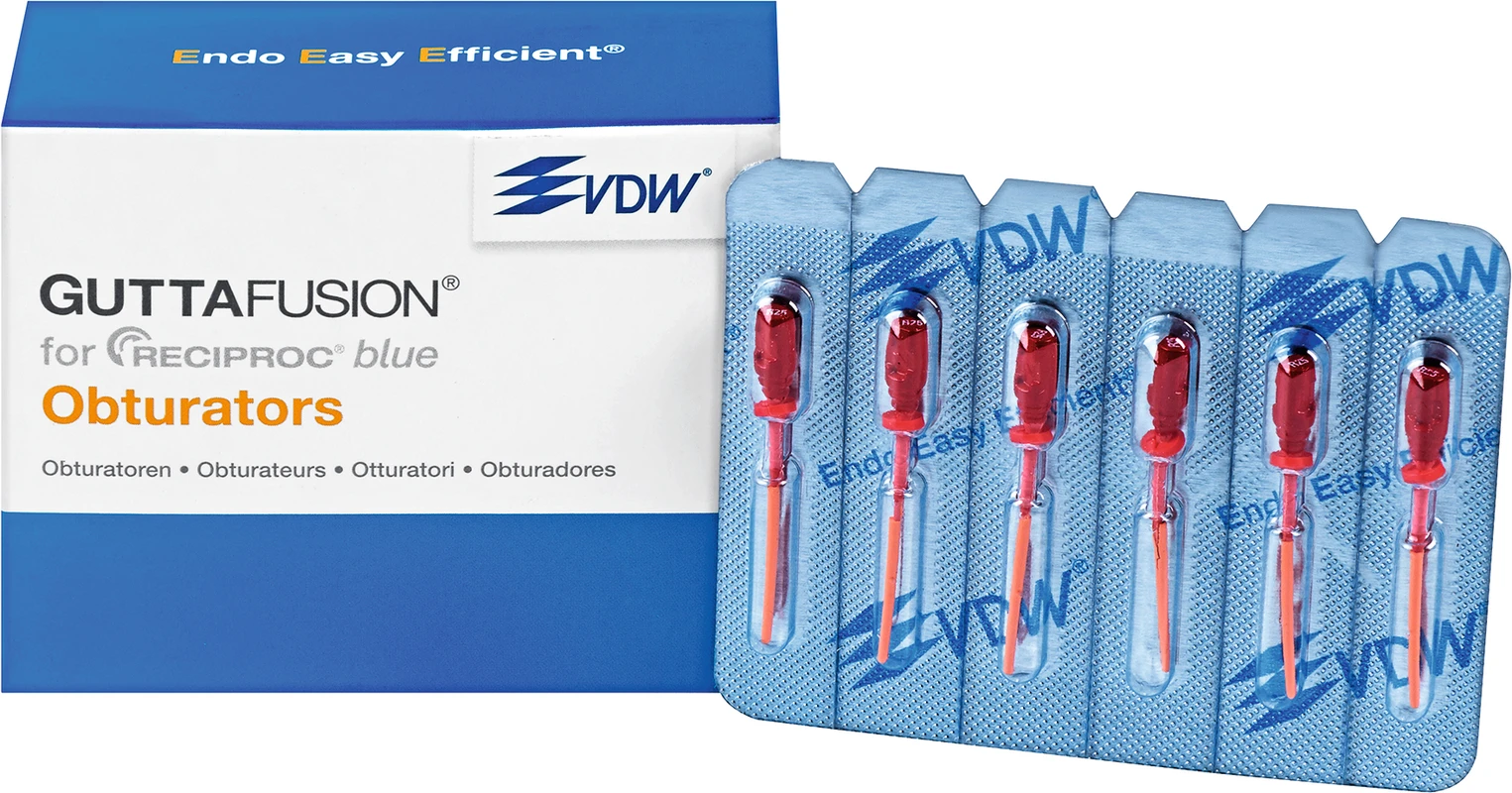 GUTTAFUSION® for RECIPROC® blue Obturatoren Packung 30 Stück ISO 025