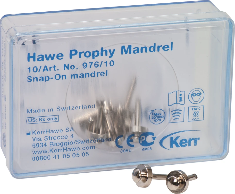 Prophy Mandrel Packung 10 Stück Snap-On