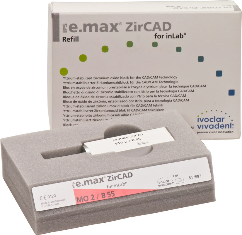IPS e.max ZirCAD for inLab Stück Gr. B55 MO2