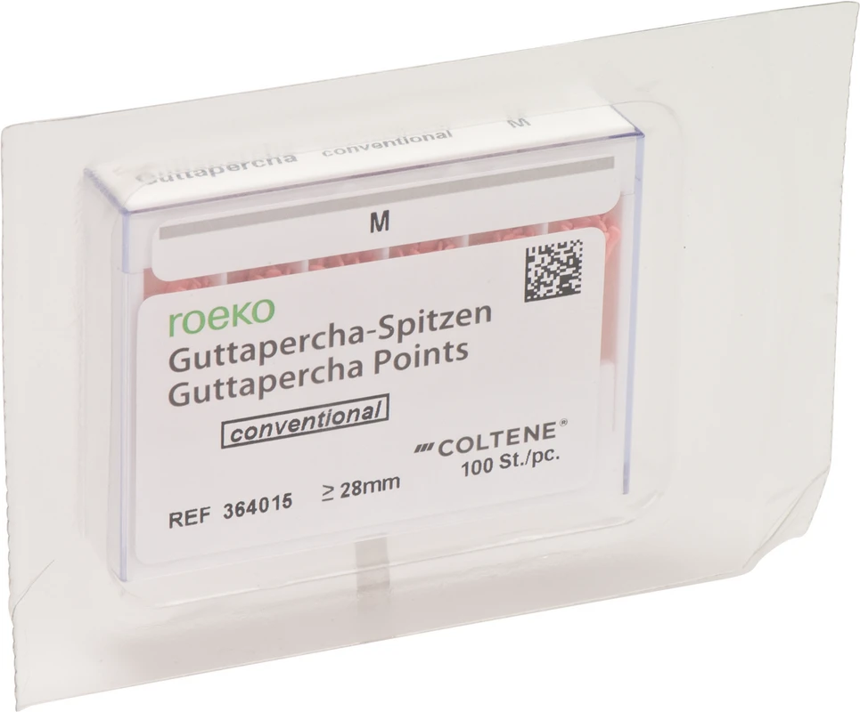 roeko Guttapercha Spitzen conventional Packung 100 Stück M