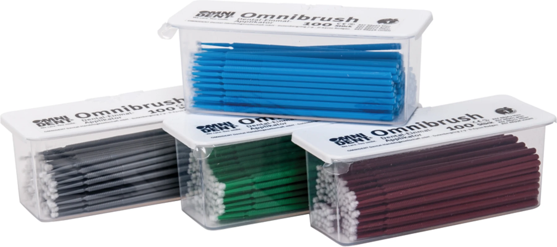 Omnibrush Packung 100 Stück blau