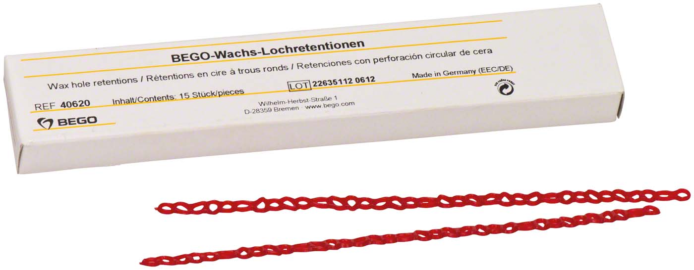 Wachs-Lochretentionen BEGO