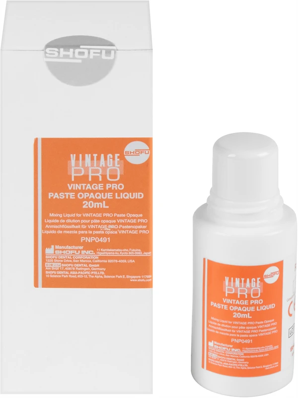 VINTAGE PRO Flasche 20 ml Liquid Paste opaque