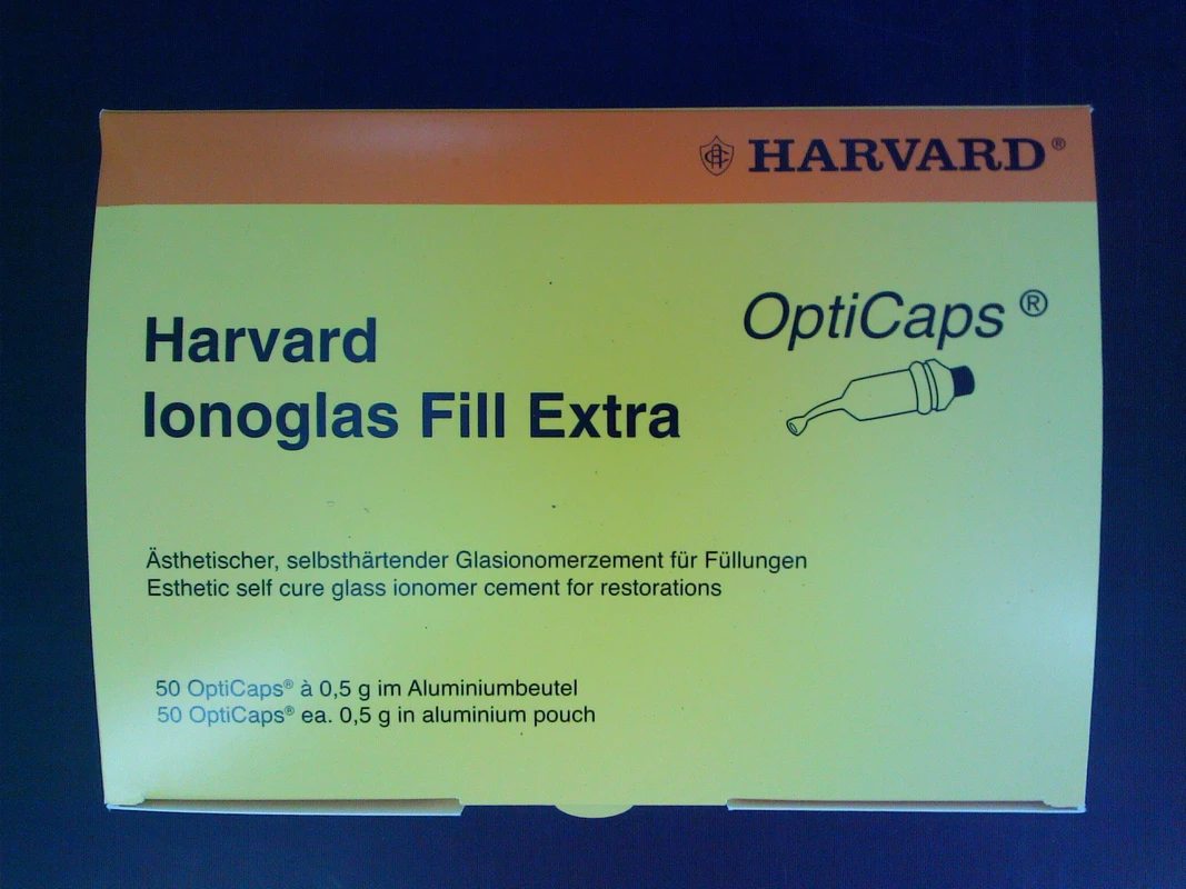 Harvard lonoglas Fill Extra Packung 50 x 0,4 g Opticap, A3