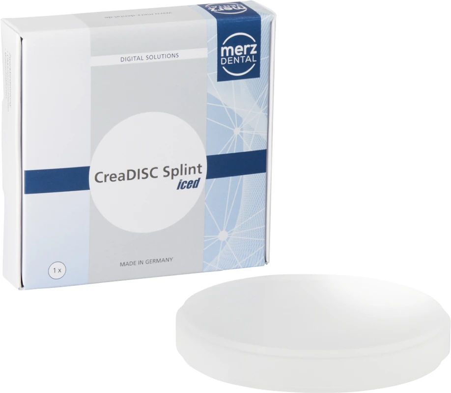 CreaDISC Splint iced Stück kristallklar, &Oslash; 98,5 x H 16 mm