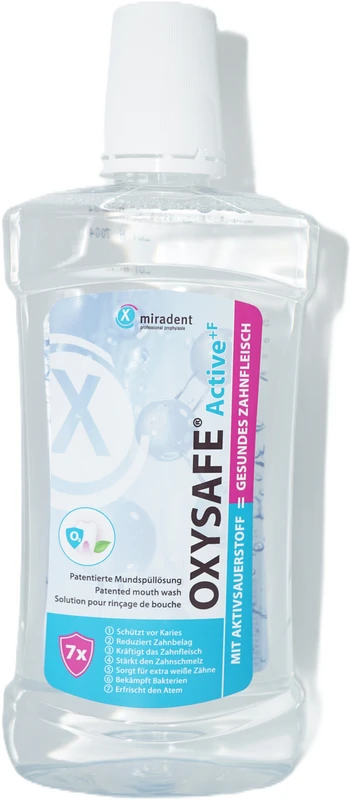 OXYSAFE® Active +F Flasche 500 ml Mundspülung OXYSAFE® Active +F Hager & Werken