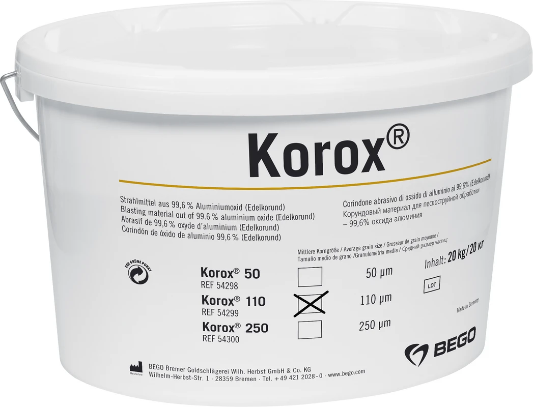Korox® Eimer 20 kg 110 µm