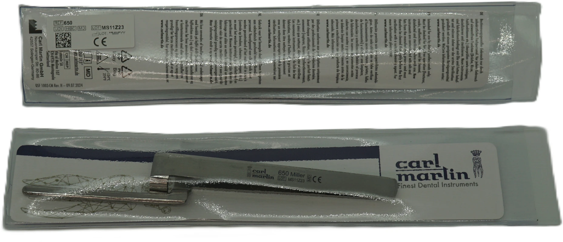 Pinzette nach Miller Carl Martin