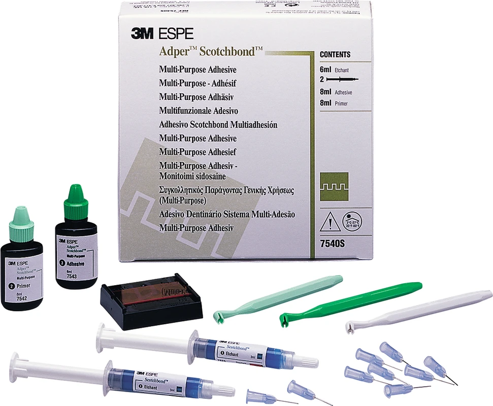 Adper™ Scotchbond™ Multi-Purpose Intro Kit 2 x 3 ml Spritze, 8 ml Primer, 8 ml Adhäsiv, Zubehör
