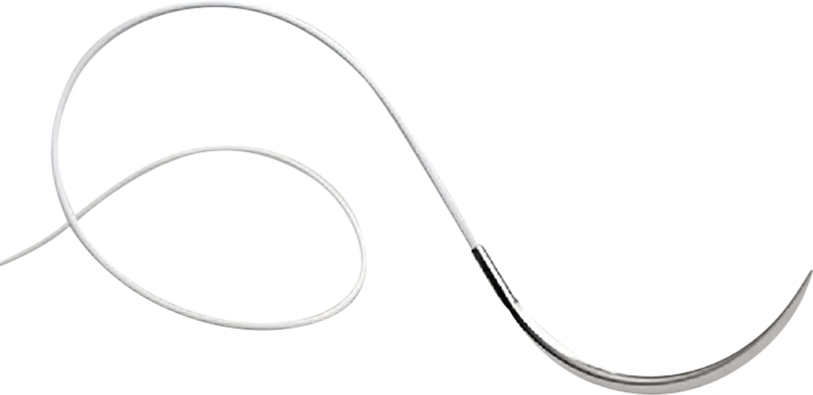 Elasyn® Packung 12 Stück ungefärbt, 75 cm, DS16, 3/8 Kreis, schneidend, 16 mm, USP 5/0