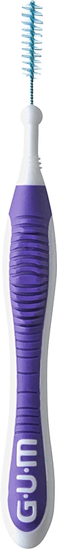 GUM® TRAV-LER® Interdentalbürsten Blisterpackung 6 Stück Kerze, violett, Ø 1,2 mm