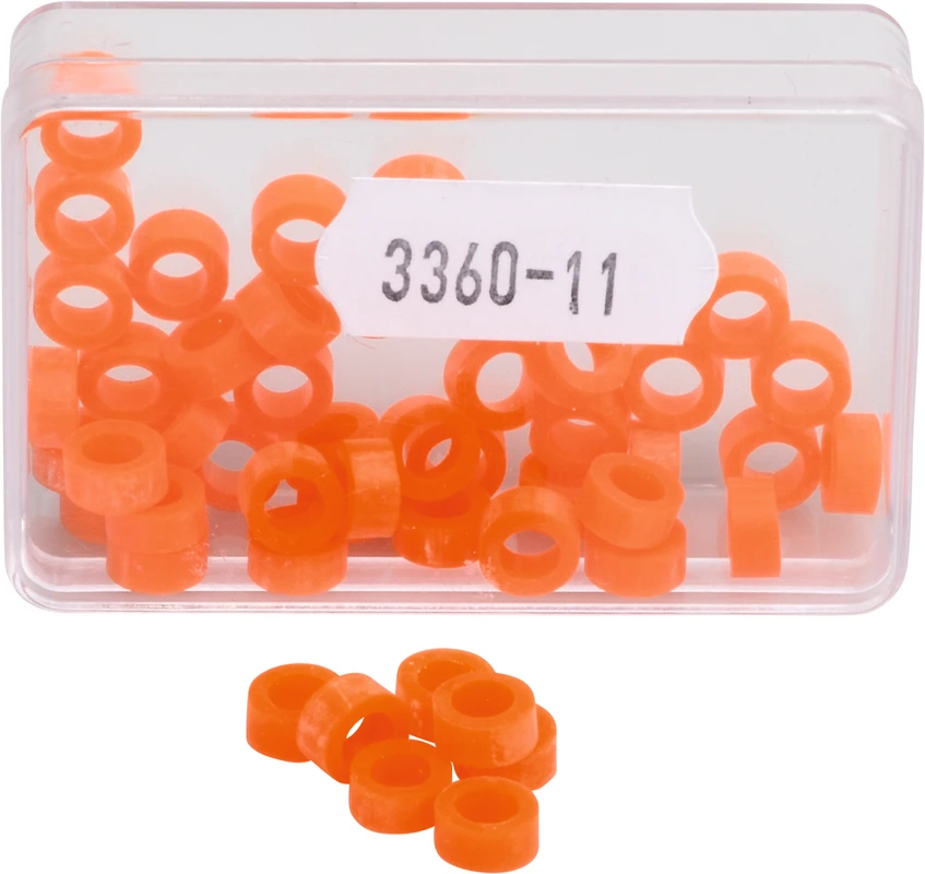Farbringe Packung 50 Stück orange