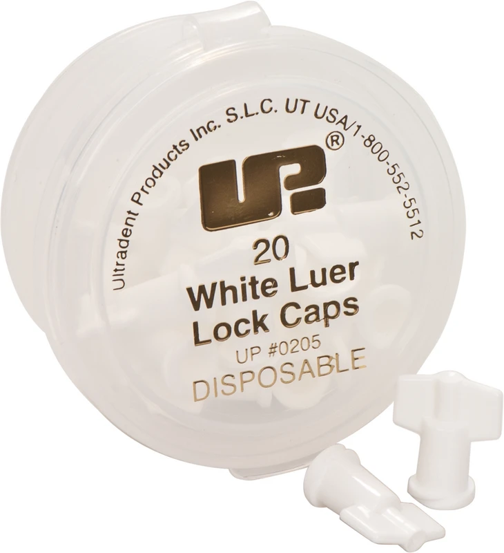 Luer Lock Cap Packung 20 Stück weiß