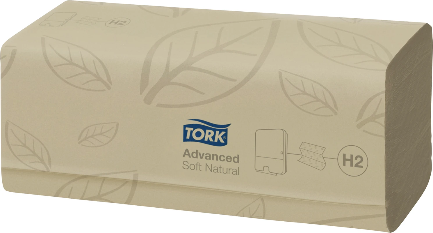 Tork Xpress® Weiche Natur Multifold Handtücher Packung 21 x 180 Stück 2-lagig, natur