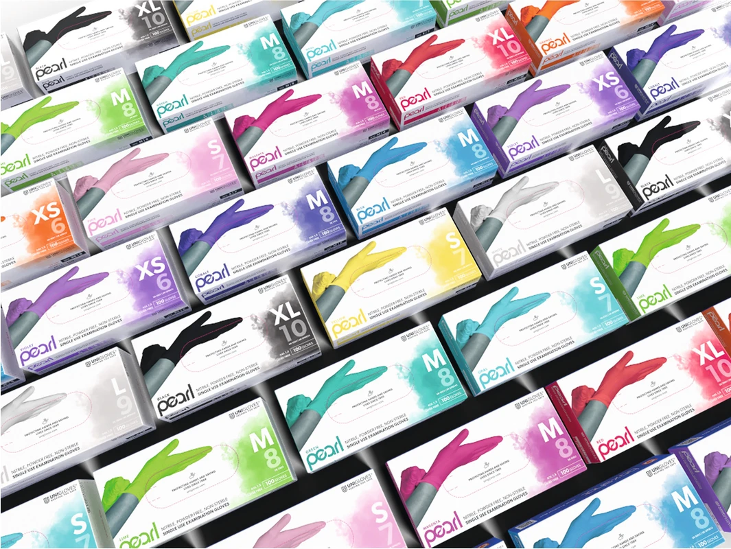 WHITE PEARL Packung 100 Stück puderfrei, weiß, M
