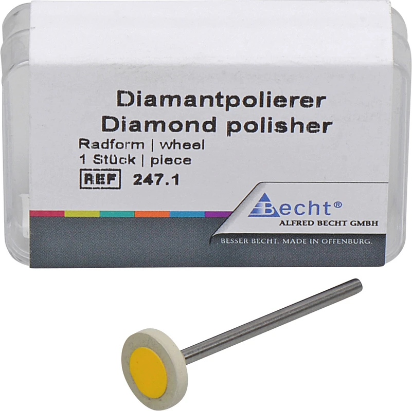 Diamantpolierer Stück HP, Rad, fein, Ø 11 mm x 2 mm