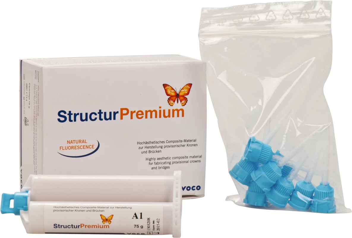 Structur Premium Packung 75 g Doppelkartusche A1, Mischkanülen Typ 6
