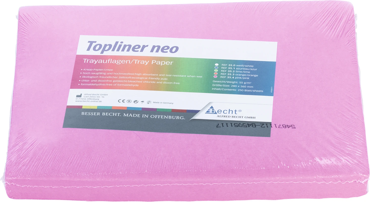 Topliner neo Packung 250 Stück 28 x 36 cm, pink
