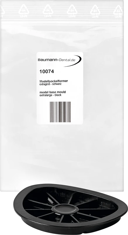 Modellsockelformer Stück Modellsockelformer Größe XL, schwarz