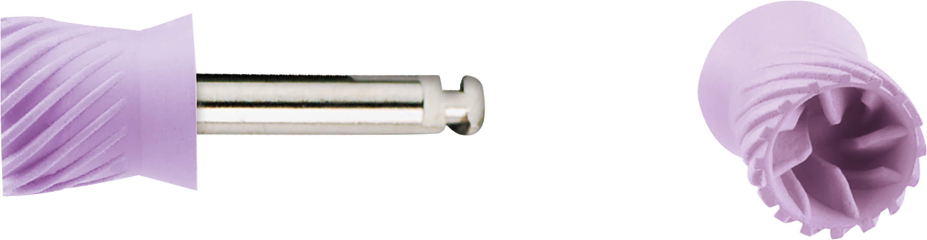 Young™ Prophylaxekelch Turbo Plus Packung 144 Stück lila, kurz, weich, Latch Type
