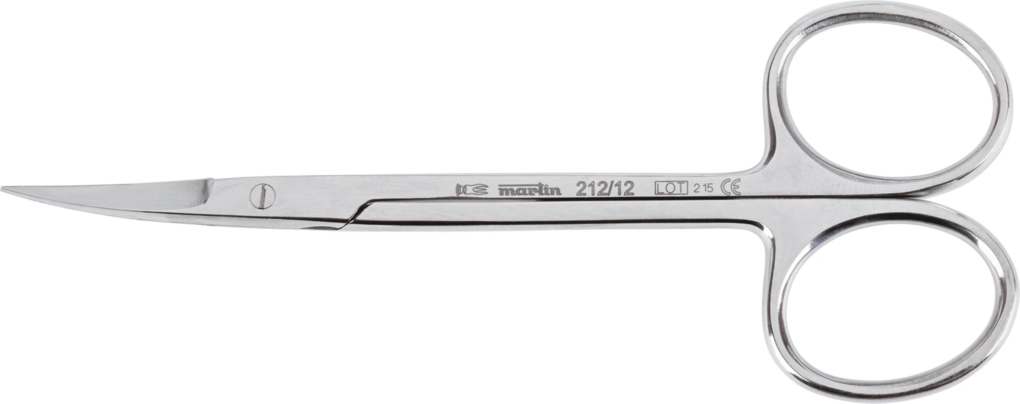 Zahnfleischscheren Stück 120 mm, gebogen, 212