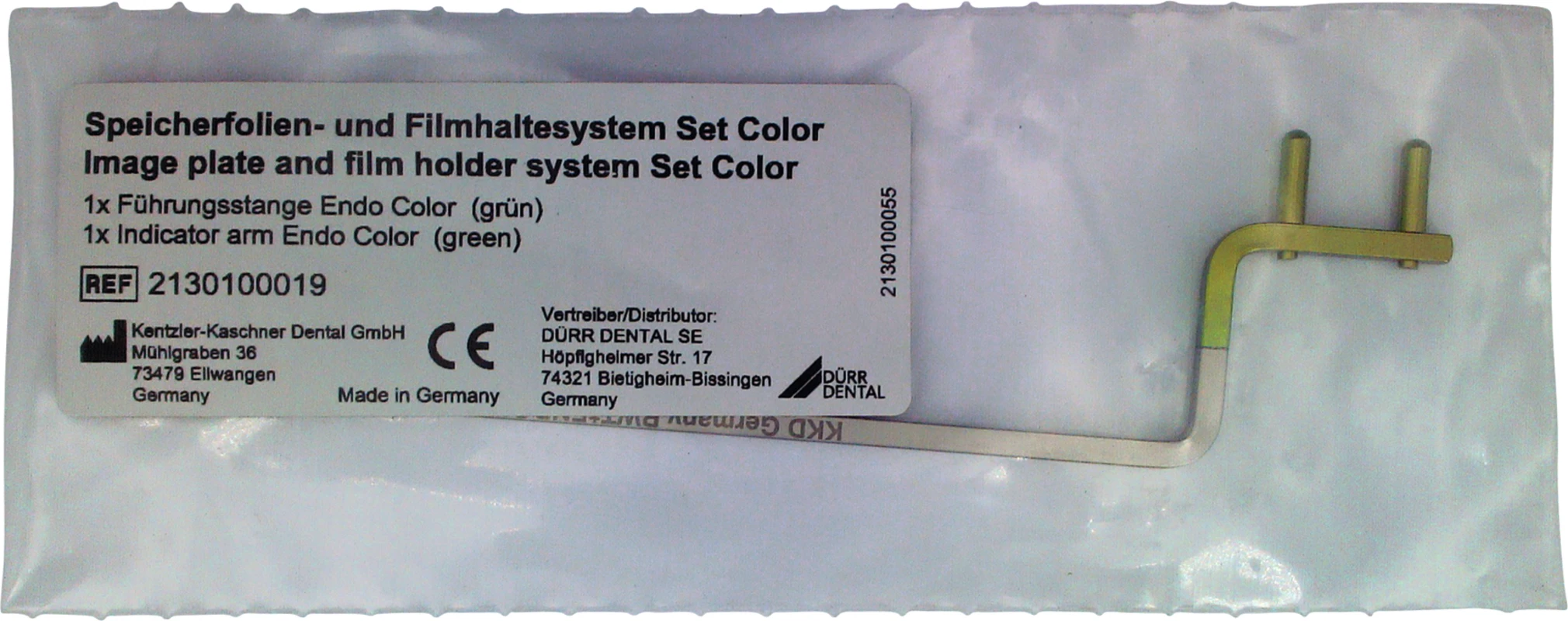 Speicherfolien/Filmhaltersystem Stück Führungsstange grün, für Endo Speicherfolien/Filmhaltersystem Dürr Dental