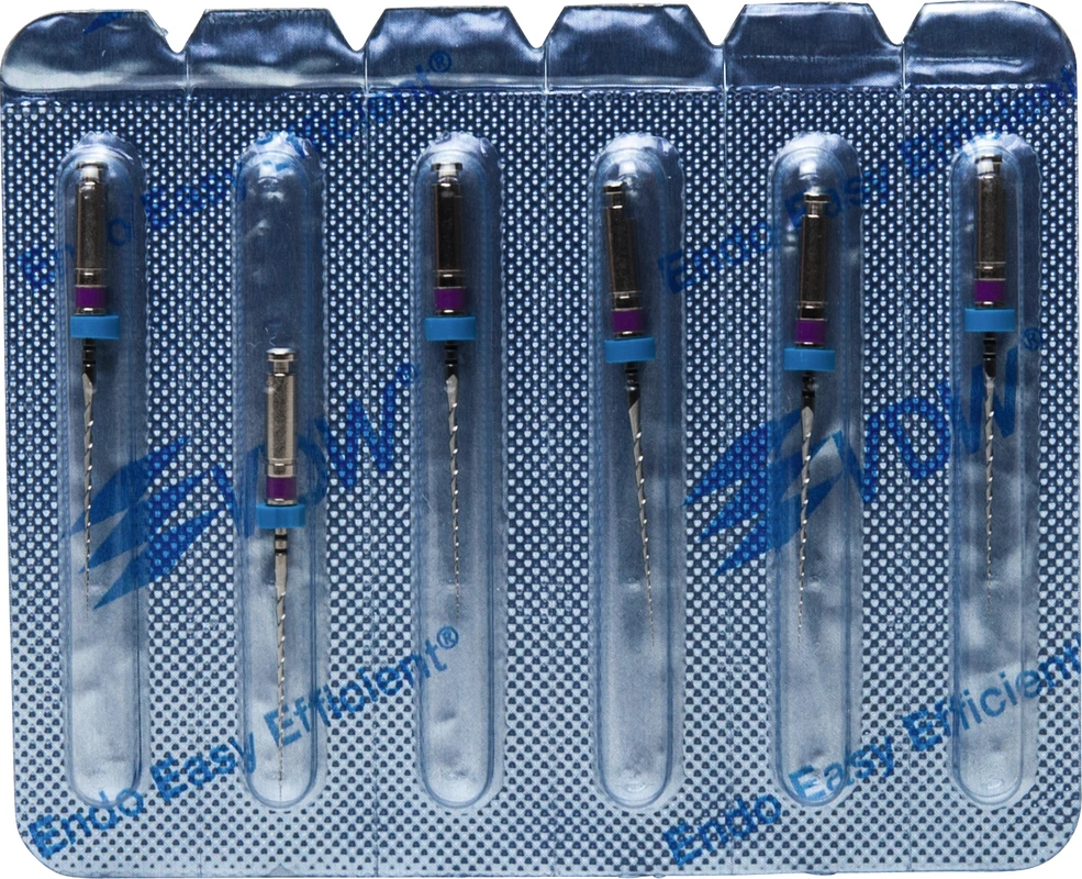 Mtwo® Blisterpackung 6 Instrumente ABT 16 mm, 21 mm, Taper.04, ISO 010
