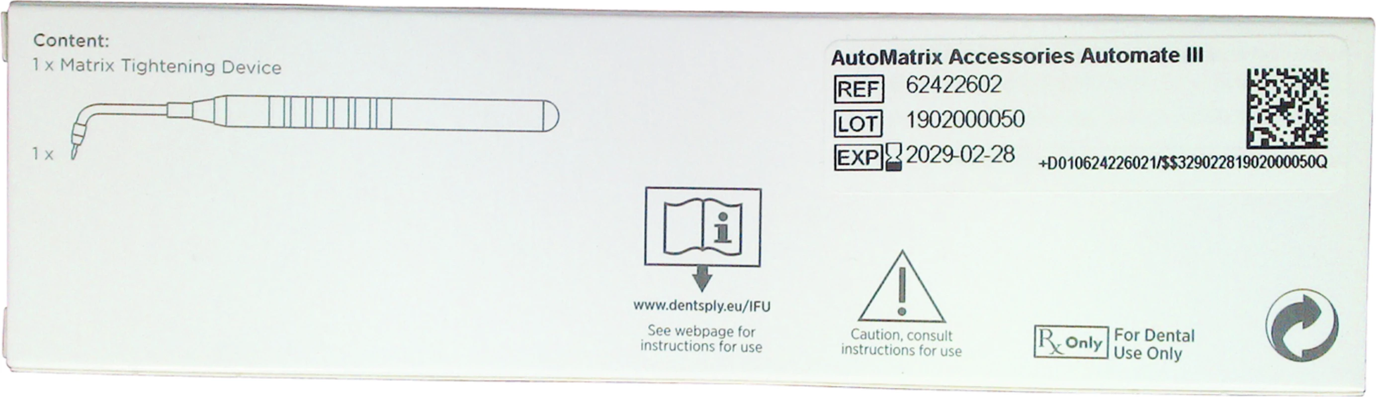 AUTOMATE III Spannvorrichtung Dentsply Sirona