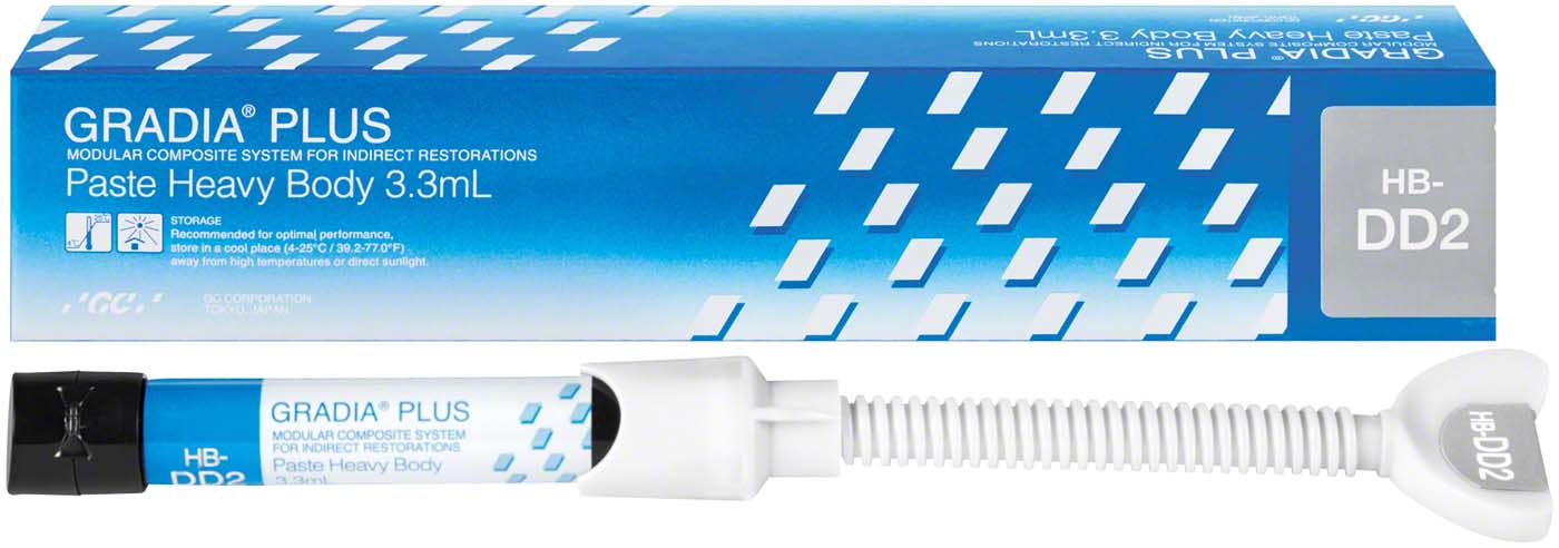 GC GRADIA® PLUS Spritze 3,3 ml Paste HB-DD2 GC GRADIA® PLUS GC