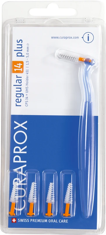 CURAPROX UHS 451 Set 14Z, 1 Halter, 5 Bürstchen