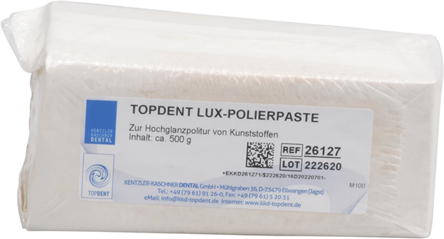 TOPDENT Lux Polierpaste Stück ca. 500 g