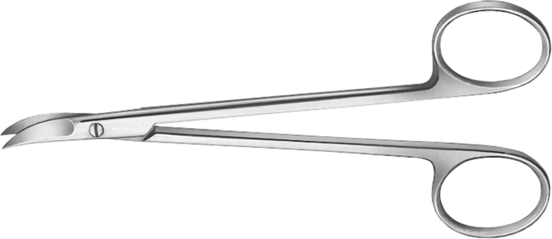 Feine Schere nach Chadwick Stück BC153R, 115 mm, gebogen Feine Schere nach Chadwick Aesculap