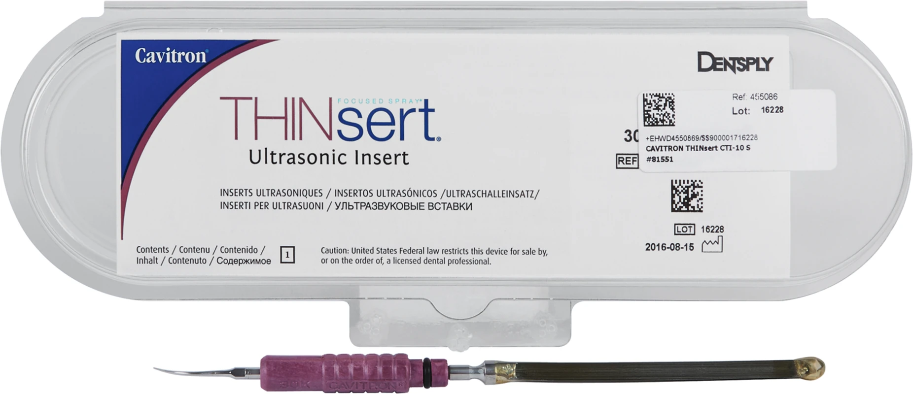 Cavitron® THINsert Stück CTI-10 S, gerade smart Lady Pearl Nitrilhandschuhe smartdent